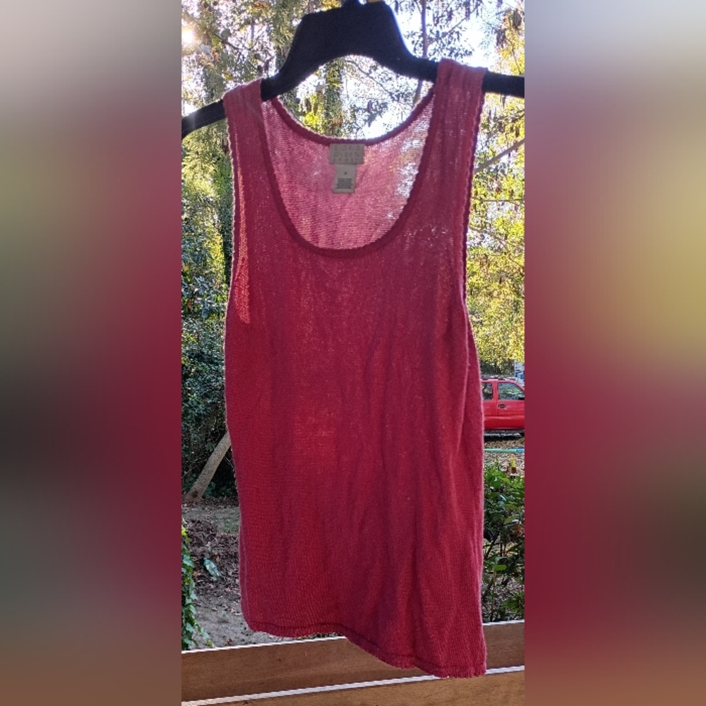 Sigrid Olsen Sport Knit Tank Top